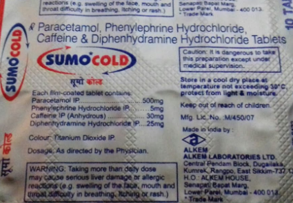 Sumo Cold Tablet Uses Side Effects Price Dosage Justdoc